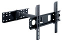 Professional Black "Shake Free" Single Arm TFT / LCD / Plasma Wall Mount Bracket from 23" to 40"