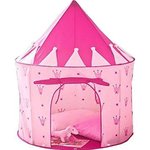 Puregadgets©-Exclusive 2015 Pink Crown Fairy Princess Tale Castle Pop Up Children's Tent with Windows and Roll Up Door Pink Girls Indoor or Outdoor Use Girls Pink Toy Play Tent / Playhouse / Den