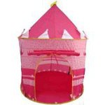 Puregadgets© Fairy Princess Tale Castle Pop Up Children's Tent with Windows and Roll Up Door Pink Girls Indoor or Outdoor and Case