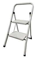 2 Step Ladder Foldable Stool Tread Non Slip Heavy Duty Steel Folding Home DIY