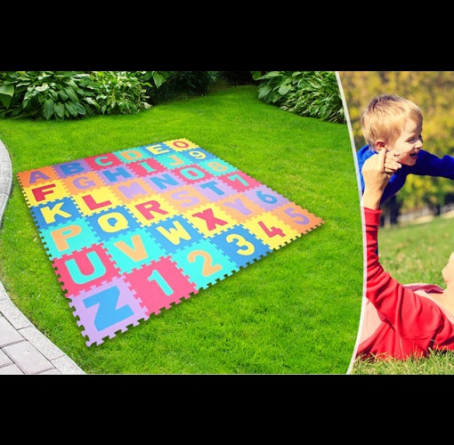 36pc Foam Alphabet & Number Puzzle Play Mat