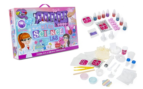  4-in-1 Mega Science Lab Girls