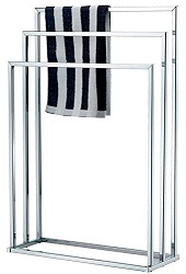 3 Chrome Rail Towel Stand