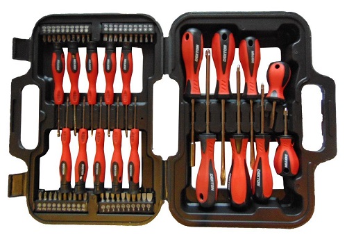 Dekton 58pc Screwdriver and Bit Set