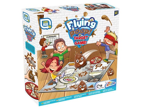 Flying Poop Target Game