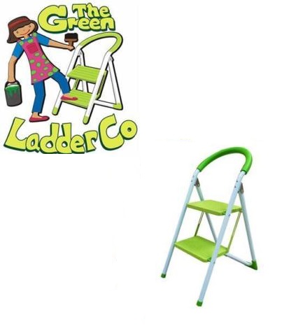 Foldable Kitchen Safety Ladder 2 Step NonSlip Tread Folding Stepladder Fold