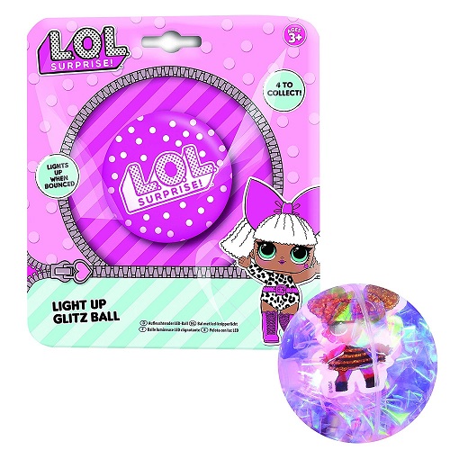 L.O.L. Surprise ! Party Supplies Confetti Pop LOL Dolls Bags Stickers Glitter Bouncing Ball Glow Party Bag (Light Up Glitz Ball)