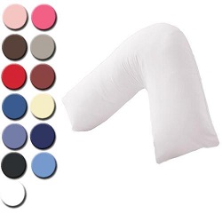 Cover for V Shaped Orthopedic Pillow Case Back Neck Support Nursing Maternity