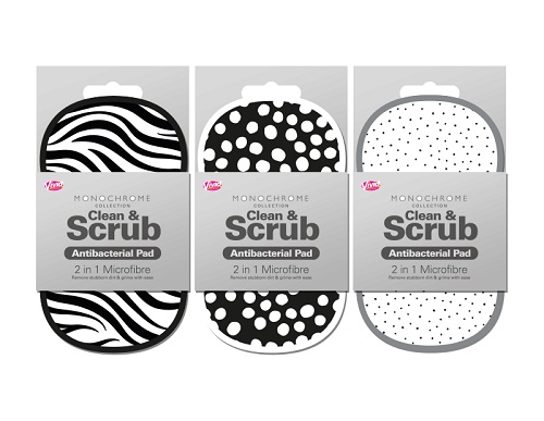 3 Pack 2 in 1 Antibacterial Scrubbing Pads