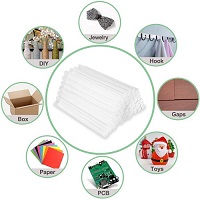 PACK OF 100 Adhesive Hot Melt 7mm 7.2mm Glue Sticks for Trigger Electric Gun 100mm long