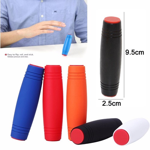 Fidget Tumbler Rollver Flip Wooden Stick Stress Relieve Desktop Toy New 