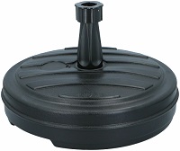13 Litre 45cm Plastic Garden Parasol Base Umbrella Stand Sunshade Holder Black
