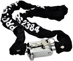 HEAVY DUTY MOTORBIKE MOTORCYCLE SCOOTER BIKE CYCLE MOTOR BICYCLE CHAIN PAD LOCK