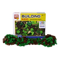 Block Tech Building Block Sets – GREEN AND BROWN