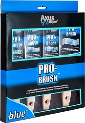 Axus Décor Pro-Brush Brush Set - Blue (4 Pieces)