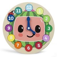 CoComelon Wooden Clock