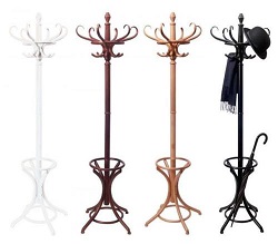 BENTWOOD WOODEN WOOD COAT HAT UMBRELLA STAND RACK HANG 