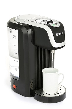 Vivo © Instant Hot Water Dispenser Kettle 2.5 Litre Black / Silver Boils in Seconds Professional Cafe