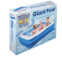 Giant rectangular pool