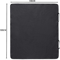 Vivo Technologies 1×Dog Car Seat Covers Waterproof Pet Back Seat Cover Car Boot Liner 2 in 1 Rear Car Seat Hammock Dog Protector 135×118cm