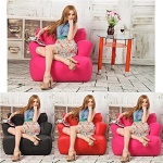 LARGE BEANBAG COMFY ARM CHAIR SOFA CUSHION GAMING GAMER INDOOR OUTDOOR RELAX