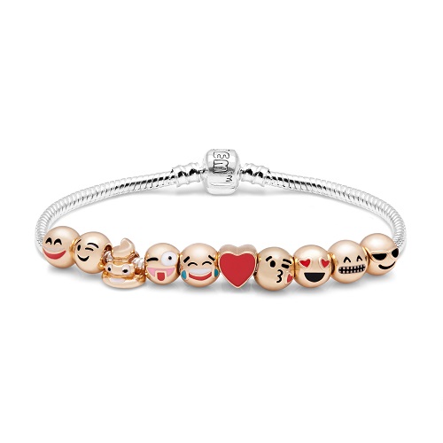 10 Emoji Charm Bracelet