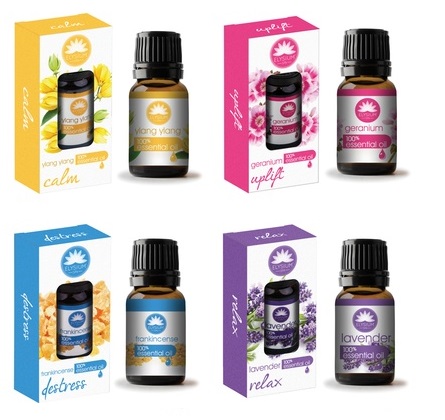 Set of 4 Elysium Spa Essential Oils