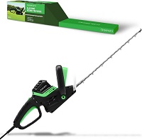Corded Electric Hedge Trimmer 710W, Lightweight Electric Hedge Cutter with 61cm Blade,Blade Cover, 10m Cable, Rotating Handle, 2 Stage Safety Trigger, Handle Branches up to 24mm