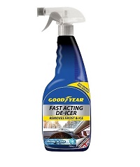 Add a review for: Goodyear De-Icer Car Windscreen Melts Ice Snow Frost Spray 750ML Deicer