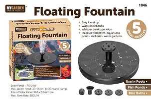 Solar Floating Fountain