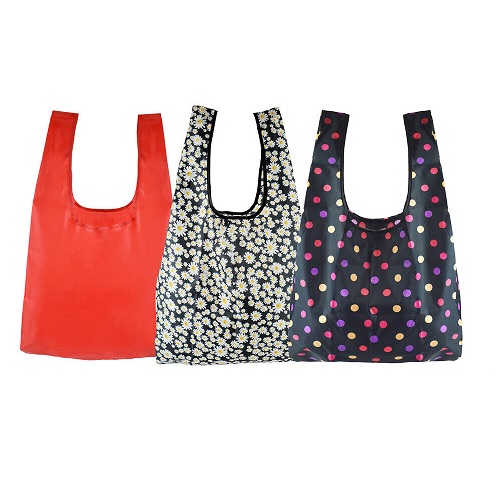 Foldable Shopping Bag Reusable Shopping Eco Tote Handbags Grocery Fruit Pouch