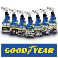 Goodyear Car Cleaning Kit Interior Exterior Wash Wax Polish Tyres Wheel Cockpit