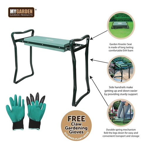 Garden Kneeler With Gloves