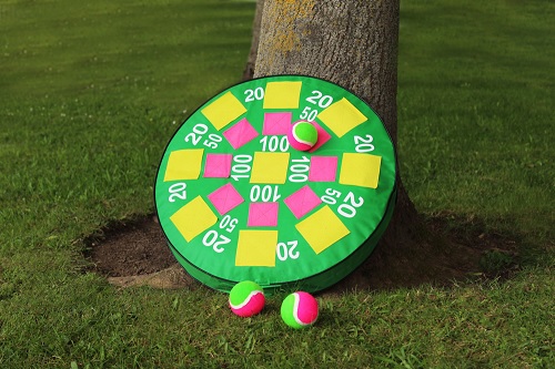 Garden target game inflatable