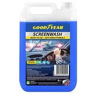 Goodyear 5 Litre Car Windscreen Wash Anti-Smear Screen Wash Clean Windshield 5L