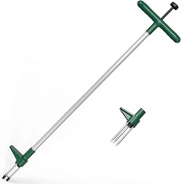 Weed Puller Stand-Up Weeder Removal Tool Long Handle Garden Tool with 3 Claws