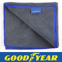 5Pcs Goodyear Microfibre Wash Dry Absorbent Car Drying Towel Cleaning Cloth 40cm