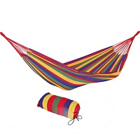 Outdoor Double Hammock Garden Camping Patio Beach Travel Swing Hang Carry Case