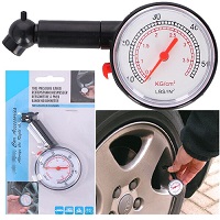 Professional Tyre Pressure Gauge Air check Inflator Car Bike Tire 60 PSI/BAR UK