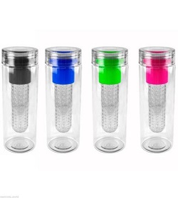 Fruit Infusing Water Bottle Infuse Infuser Hydration Aqua Sports Gym Healthy nEW
