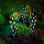 Coloured Branch Tree Leaf Solar Powered Outdoor Garden Led Lights