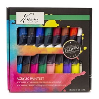 NASSAU FINE ART ACRYLIC PAINT SET