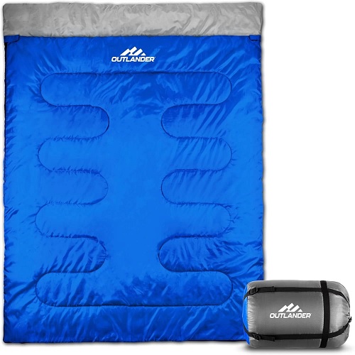 Camping Sleeping Bag Bed Adults 3 Seasons Backpacking Waterproof Hiking Festival