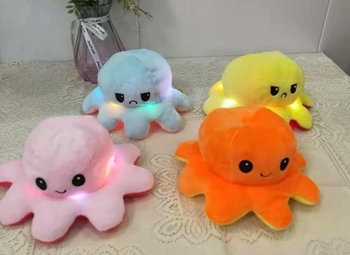 Led Light up Reversable  Octopus 