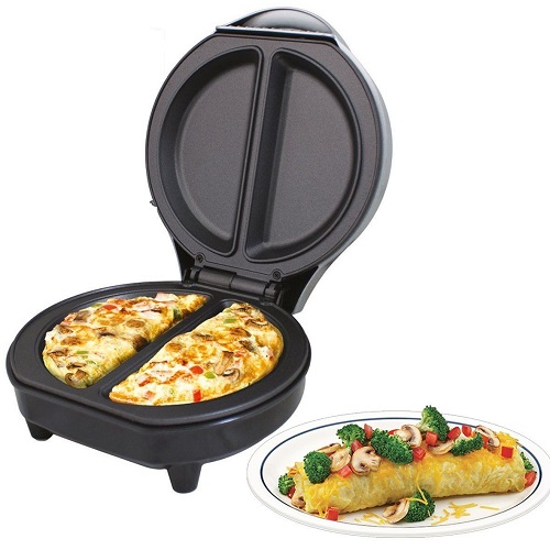 Premium Non Stick Electric Omelette Maker - 700 Watts - Perfect Egg Omlette !