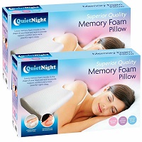 EFG1277 Luxury Contour Memory Foam Pillow Neck Back Support Orthopaedic Firm Head Sleep