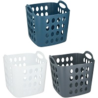 35L Litre Flexible Plastic Laundry Basket
