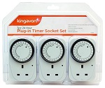24 Hour Plug-in Timer Socket Set