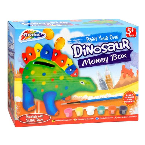 Paint Your Own Dinosaur Money Box