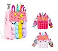Unicorn pop it handbag